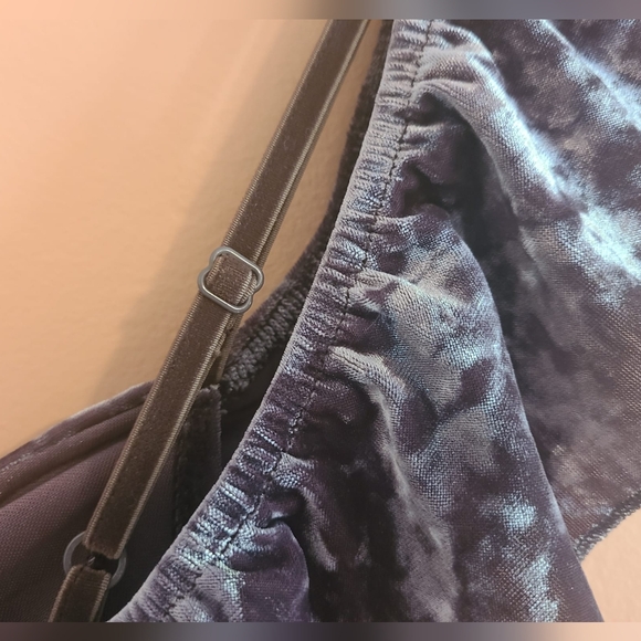 NWOT AEO Mauve Velvet Mini Dress 💜 🌴 - Picture 6 of 10